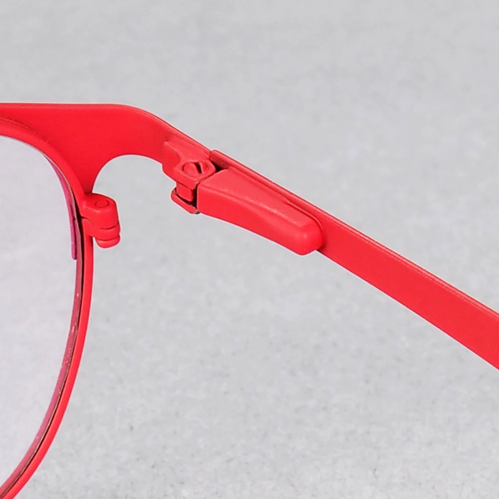 Круглые ультралегкие очки для чтения оправа женщин полный обод сплав высокое