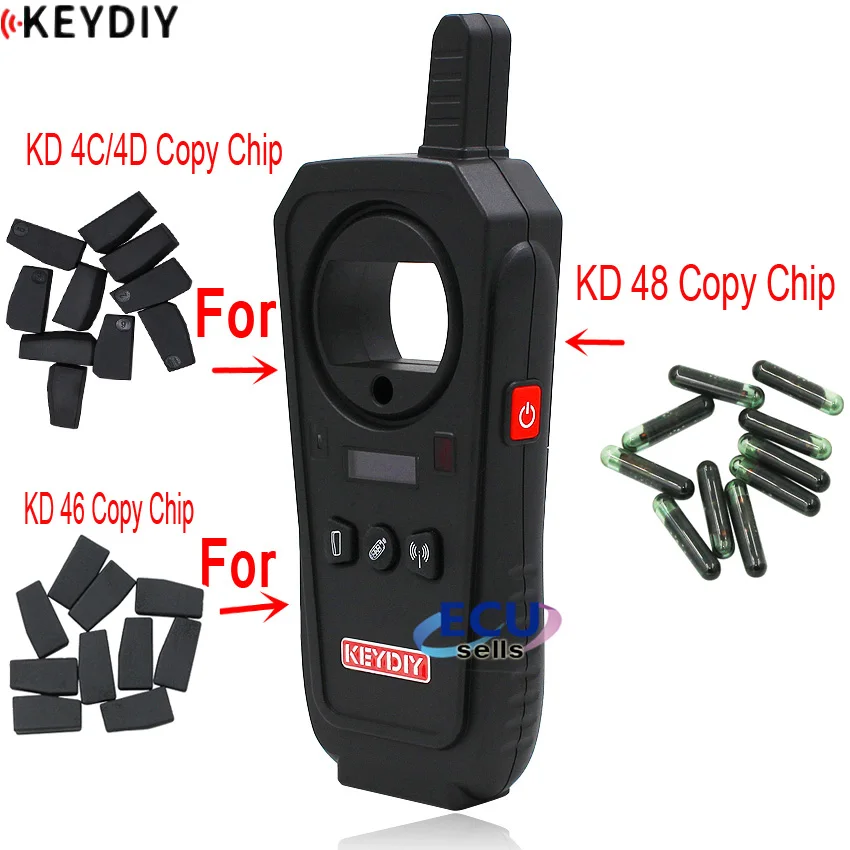10 шт х KD дистанционный ключ чип Копировать 4C/4D/46/48 чип-ключ для автомобиля чип для KD-X2 ключевой программист