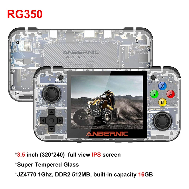 

RG350 Ретро видео игры портативные игровые консоли 64 бит 3,5 дюймов IPS 16G + 128G 5000 + классические аркадные игры мини игровой плеер RG 350 PS1