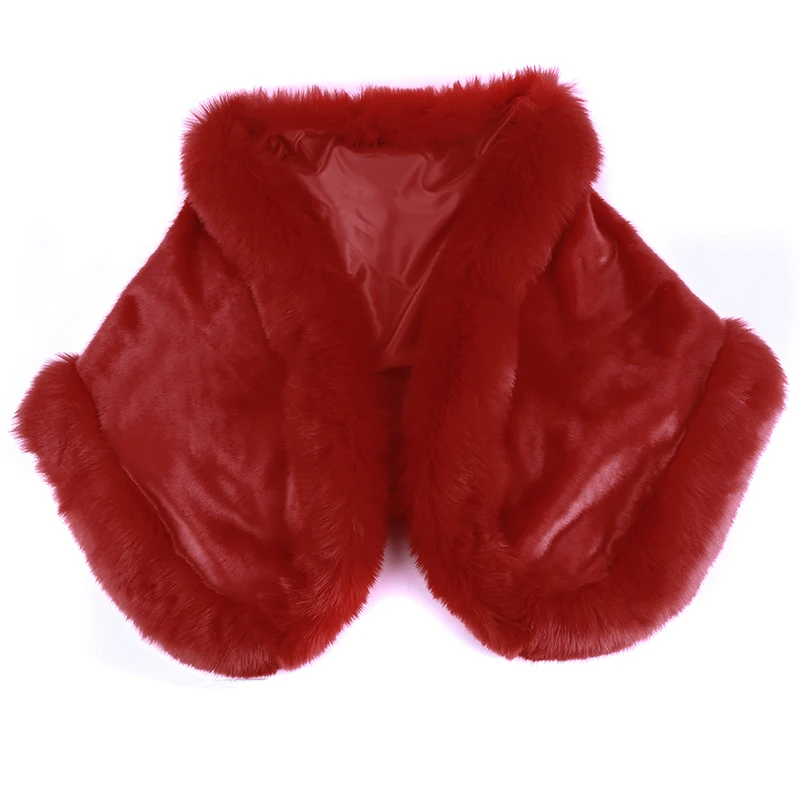 

Luxury Elegant Womens Faux Mink Cashmere Winter Warm Fur Coat Shawl Cape Fashion Solid Ladies Faux Fur Pashmina Poncho KH704471