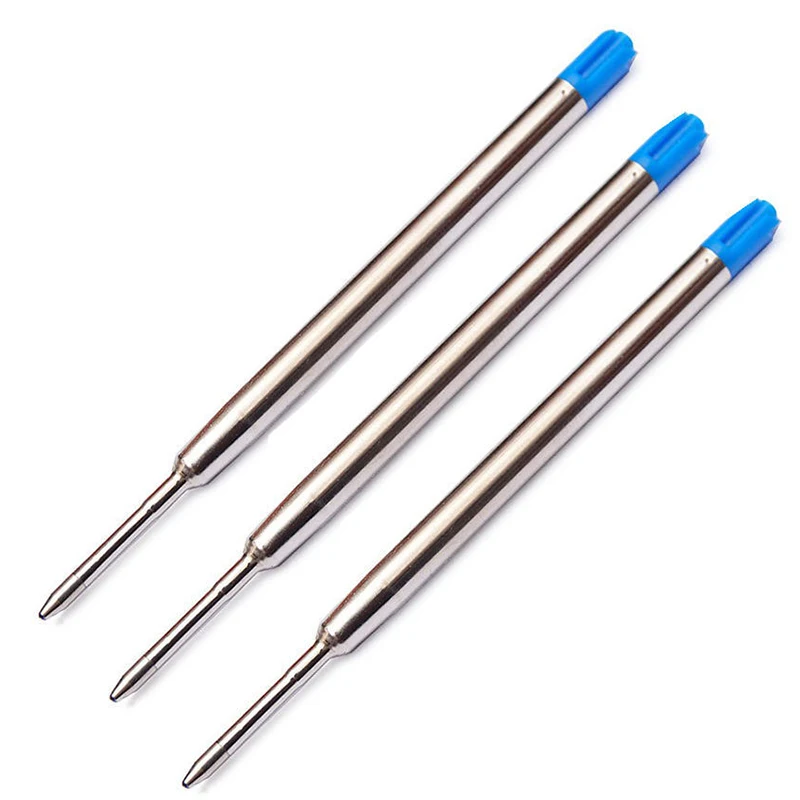 

10 Pcs 0.5mm Roller Ballpoint Pen Refill Medium Nib Pens Ink Ball Blue Refill Office For School Black Writing Stationery Co M1R7