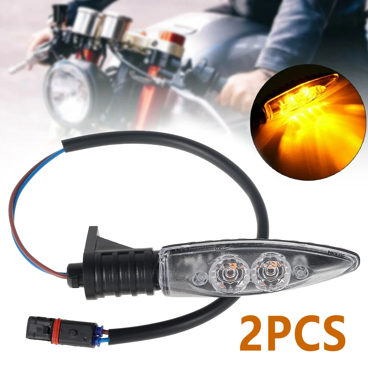 

2Pcs Motorcycle Turn Light for BMW HP4 S1000R S1000RR S1000XR R1200GS R1200R R1200RS Turn Signal Light Indicator Lamp Motorbike
