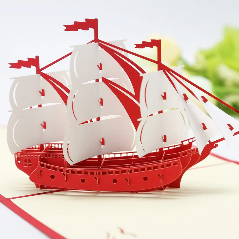 3D всплывающие Пригласительные открытки 3D бумажные мировые аттракционы поздравительные открытки на день рождения 3D туристическая открытка сохранить дату Подарочная открытка для мальчика