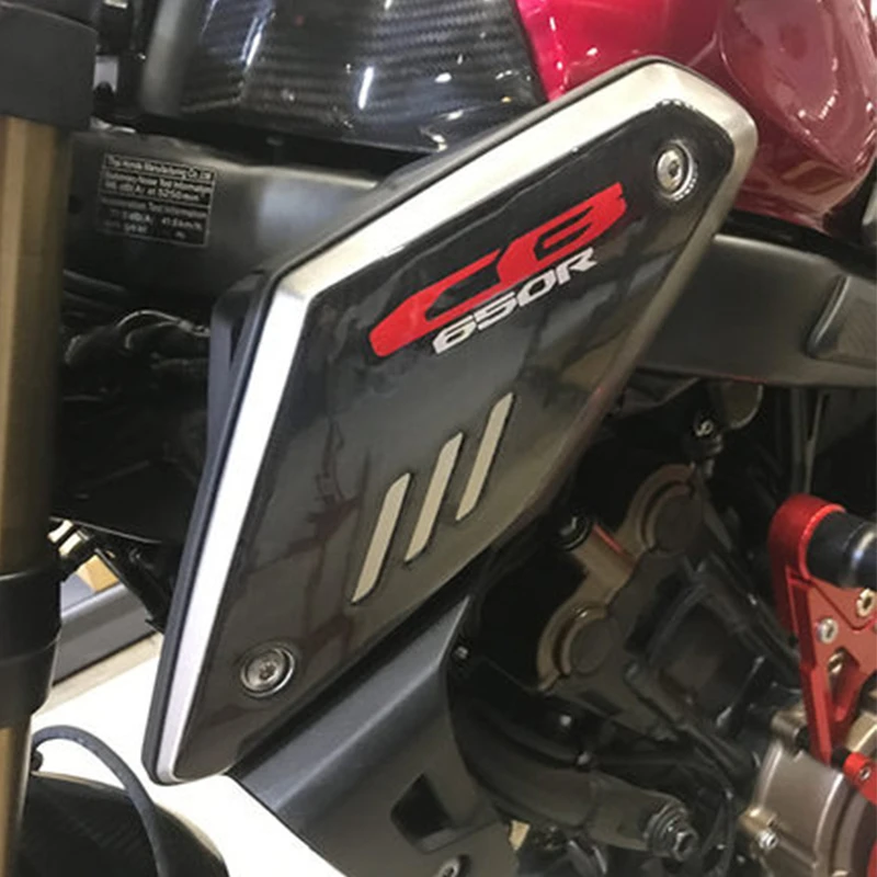 3D наклейки для бака из углеродного волокна Honda CB 650R CB650 R 2018 2020 аксессуары