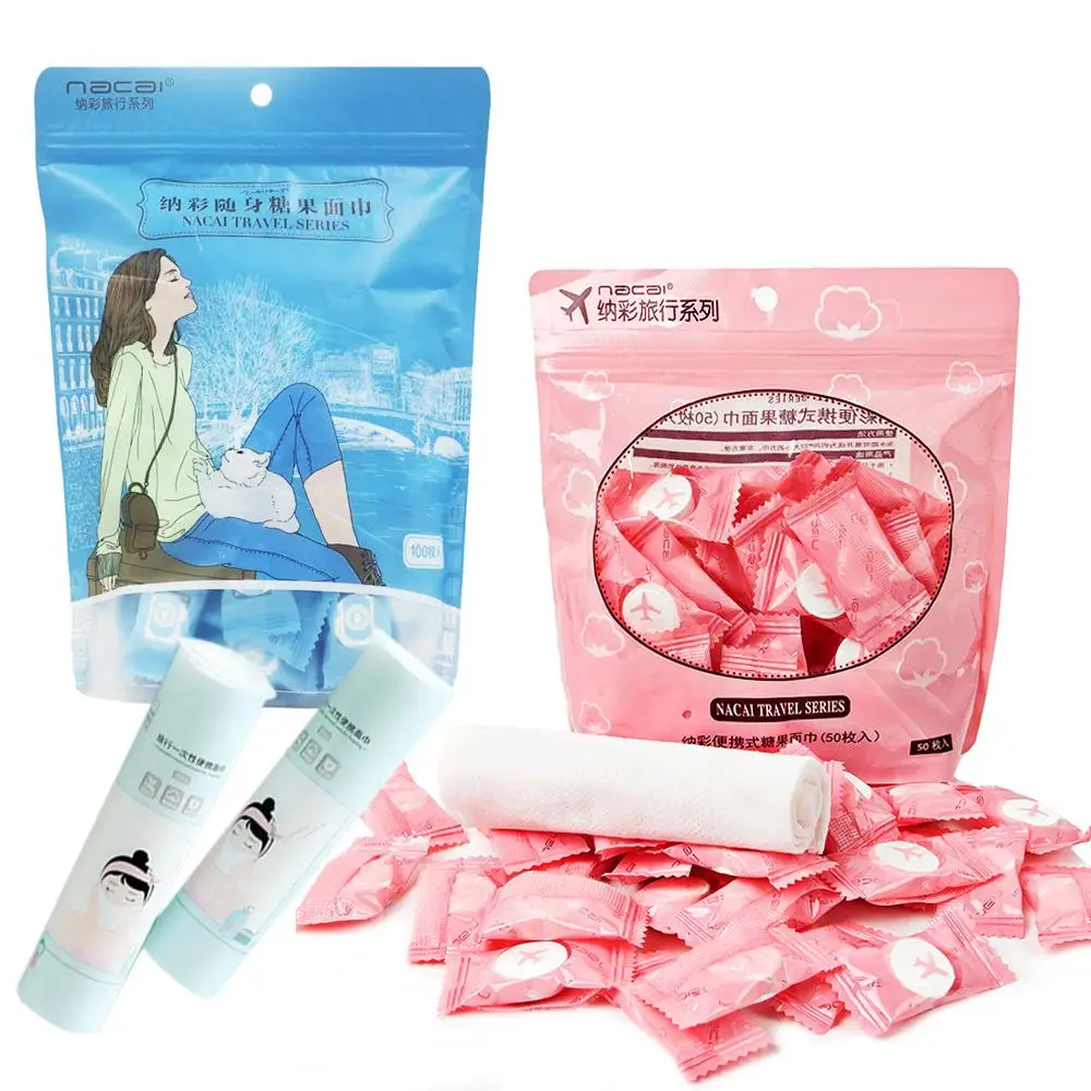 

Towel One Time Travel Durable Compressed Towel Disposable Towel 50 Pcs Cotton 100Pcs/Lot for White Face Care Mini Outdoor