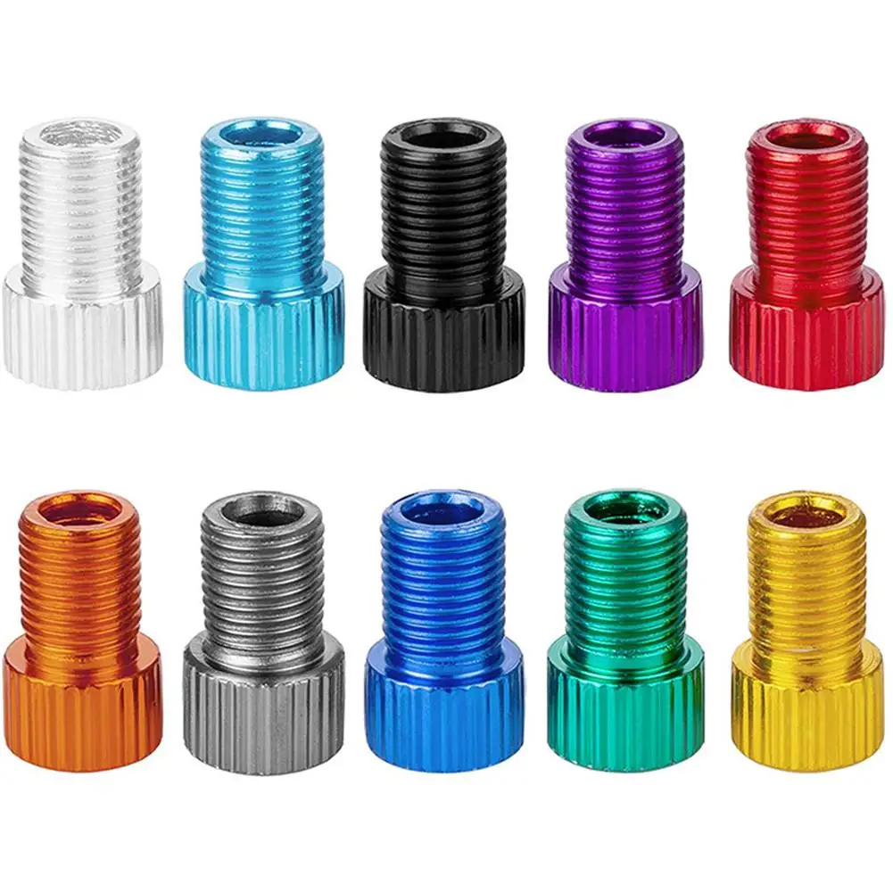 

10pcs Bicycle Valve Adapter French Nozzle To American Mountain Bike Valve Converter bike accessories