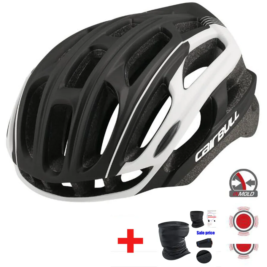 

CAIRBULL Capacete Ciclismo EPS Cascos Bicicleta with Tail Light Night PC Riding Helmet MTB Bike Racing Carretera Helmet