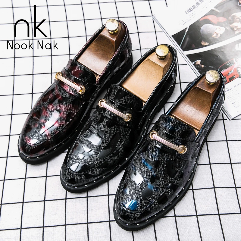

Nooknak 2020 New Comfortable Foot Cover Leather Loafers Manual Breathable Men Loafers Low for Outdoor Size 38-45