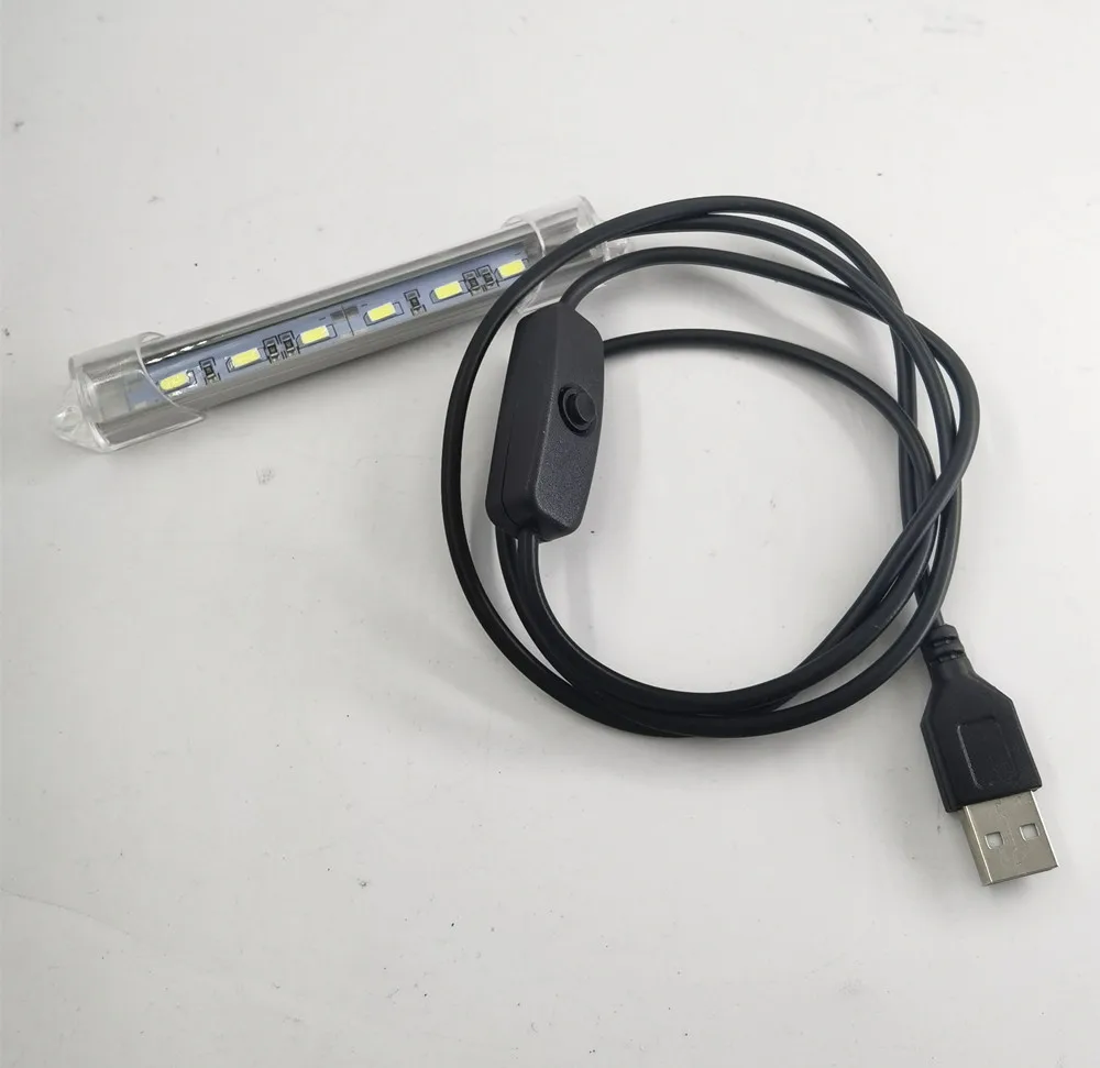 DC 5V светодиодный бар светильник питаемые через USB порт жесткой полосы 10 см 20 x 35 50