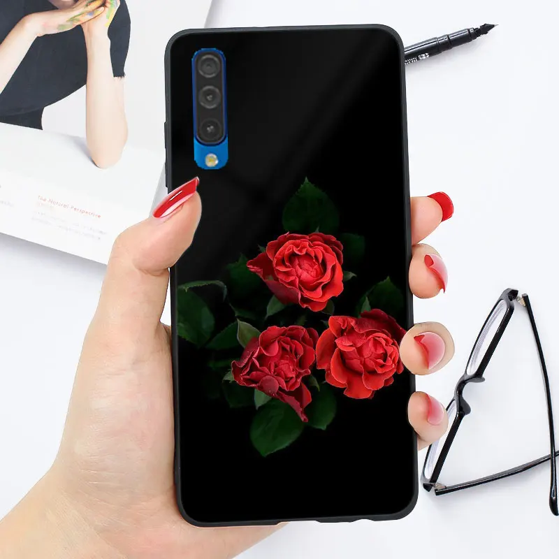 OO30 Чехол для samsung A50 A10 A20 A20e A30 A40 A70 чехол силиконовый мягкий чехол Яркий глянцевый чехол - Цвет: OO30