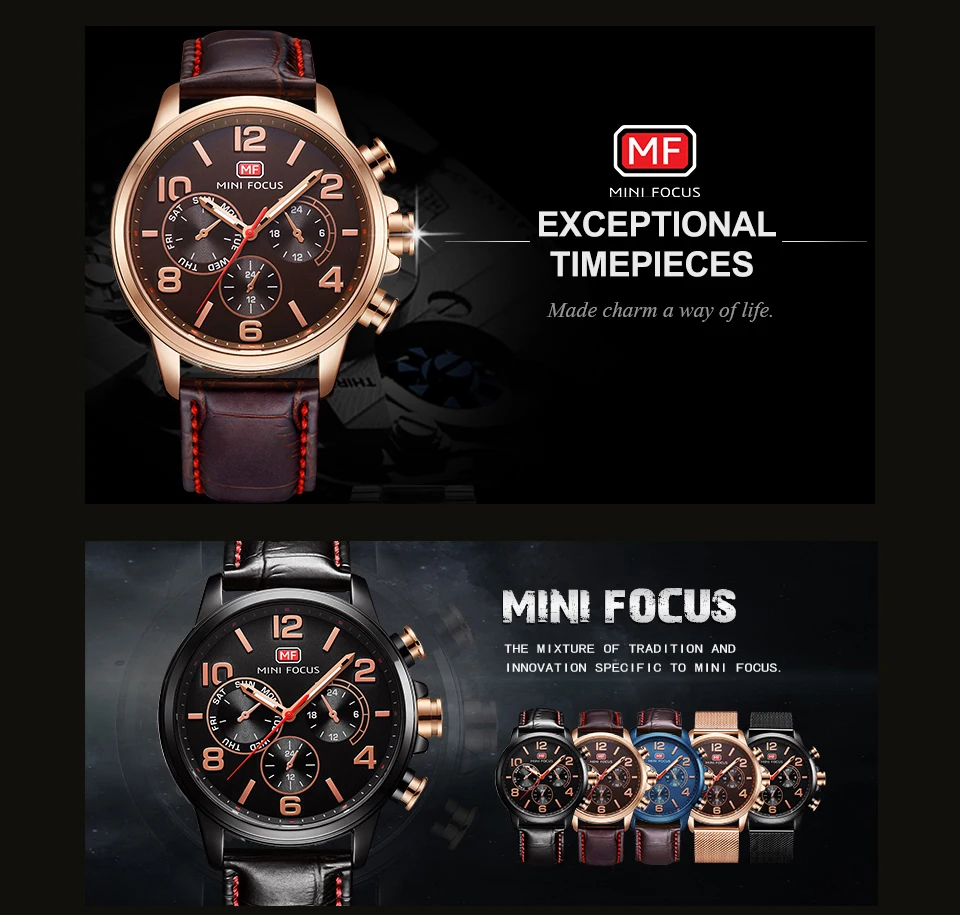 Бренд MINI FOCUS, мужские часы, повседневные, водонепроницаемые, модные, из нержавеющей стали, с сетчатым ремешком, кварцевые часы для мужчин, Роскошные, повседневные, наручные часы