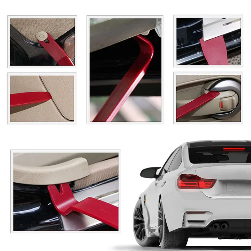 

19 Pcs Car Audio Repair Tool Door Panel Trim Removal Tool Interior Disassembly Tools Car Clip Rivet Fastener Car Pry Removal