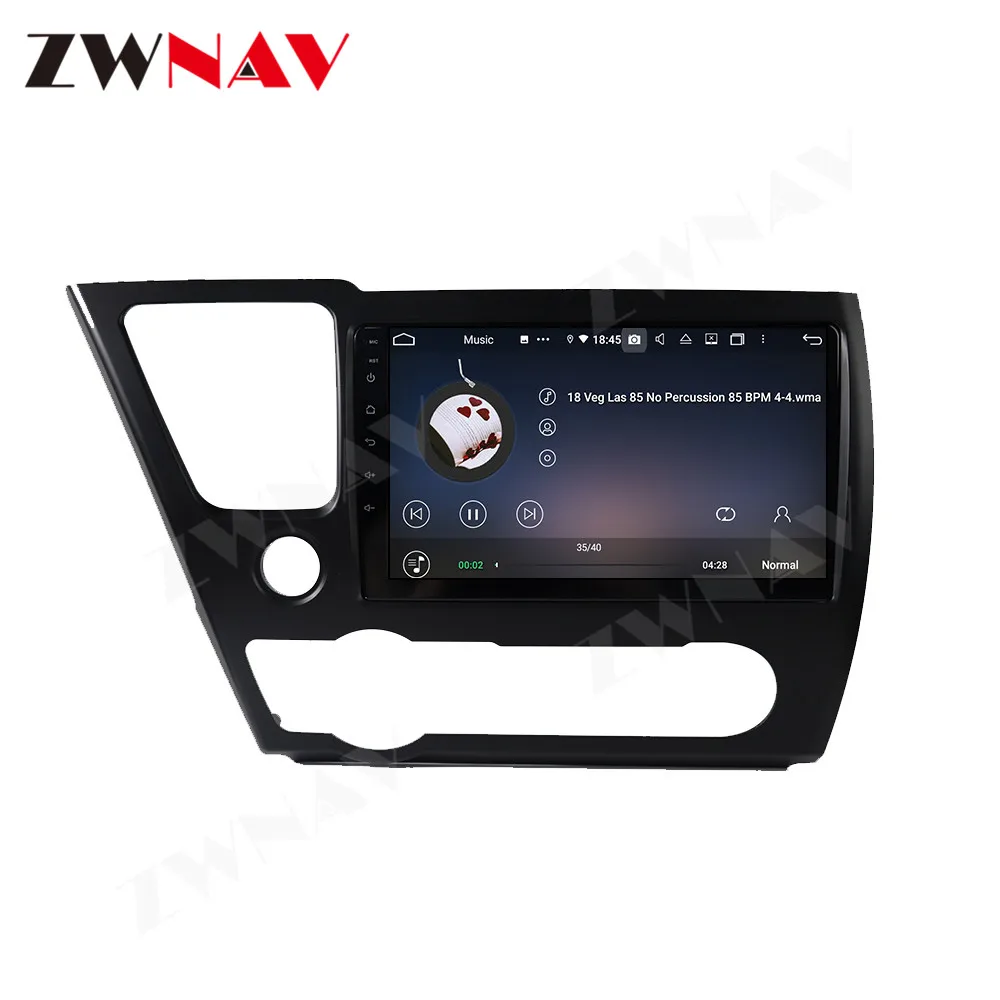 128G DSP Carplay Android 10 Screen DVD Player For Honda Civic 2008 2009 2010 2011 2012 2013 WiFi GPS Auto Radio Stereo Head unit |