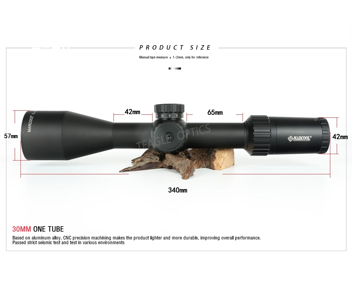 Оптический прицел MARCOOL HD 3-18x50FFP для охотничьего прицела с красной точкой для PCP для воздушного пистолета Air Soft