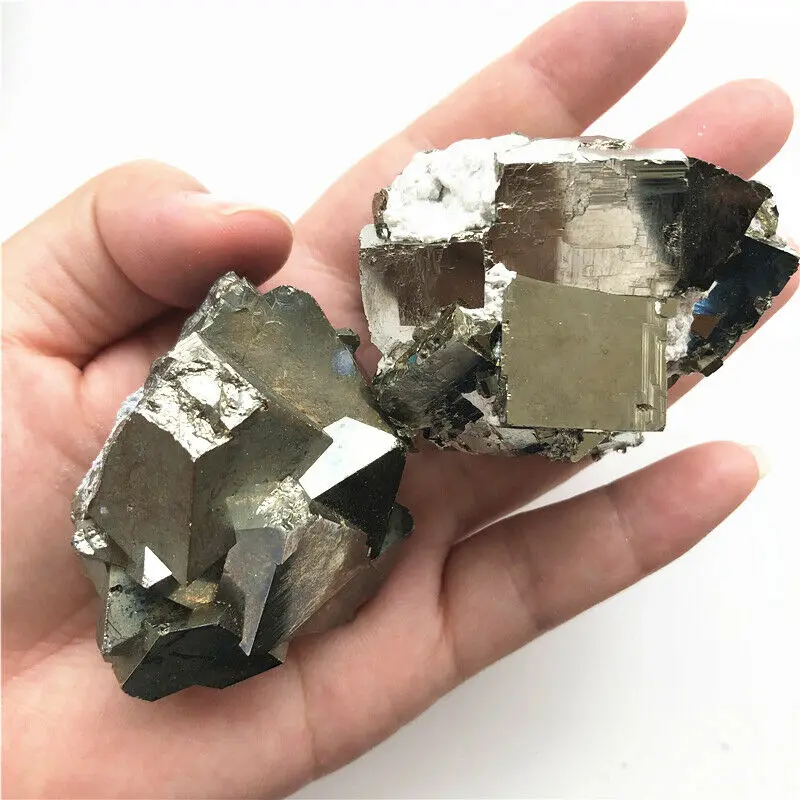 4 размера 1 шт. натуральный Железный Пирит кластер Кристалл Камень грубые образцы