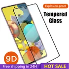 Защитное стекло для экрана, полное покрытие для Galaxy A71, A21S, A12, A11, A01, A02S, A21, 9D, Защитное стекло для Samsung A51, A31, A41, A42