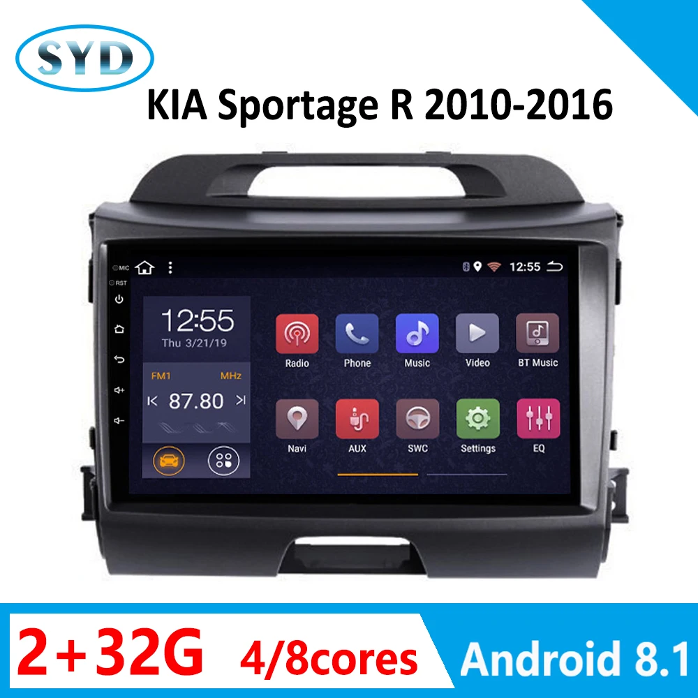 2G + 32G автомобильное радио для KIA Sportage R 2010 2011 2016 9 &quotAndroid 8 1 gps навигация