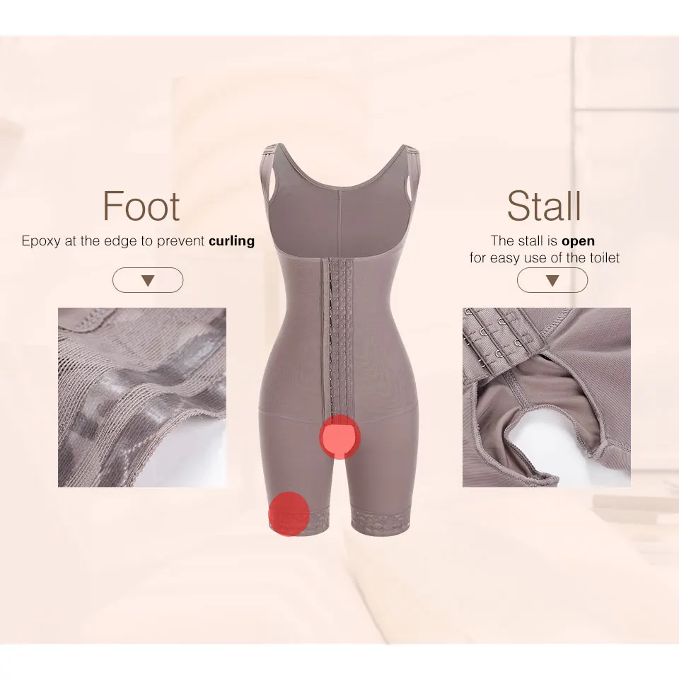 Full Body Shaper Colombian Reductive Girdles Waist Trainer Corset Shapewear Bodysuit Slimming Underwear Post Liposuction