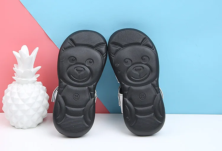 

Kids Shoes Closed Toe Toddler Boys Sandals Summer Leather Cut-outs Breathable Beach Sandalia Infantil Kids Sandals Size 21-30