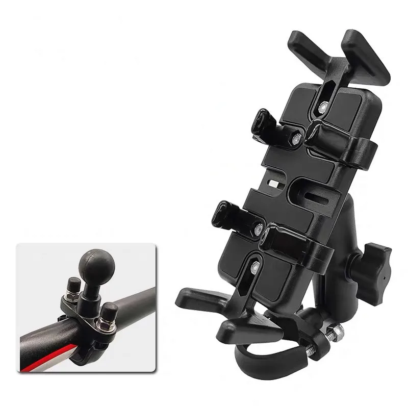 Держатель с креплением на руль мотоцикла или велосипеда подставка для сотовых