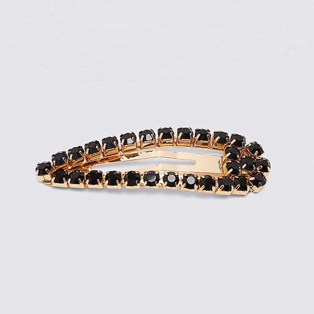 Girlgo Bauble Bar, новинка, аксессуары для волос, женские Яркие Хрустальные заколки для волос, рождественские снежинки, пряники, заколки для волос - Окраска металла: 24