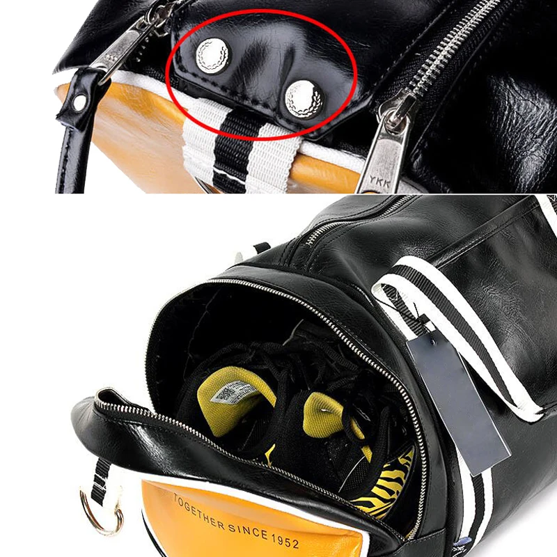 Уличная Мужская спортивная сумка из искусственной кожи тренировочная Наплечная