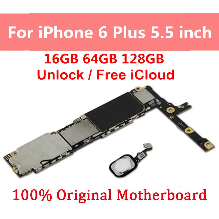 100% Оригинальный разблокированный Бесплатный ICloud 16 Гб 64 128 ГБ для Iphone 6 Plus 5 дюймов
