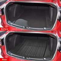 car cargo liner boot tray rear trunk cover matt mat floor carpet mud non slip anti dust waterproof for tesla model 3