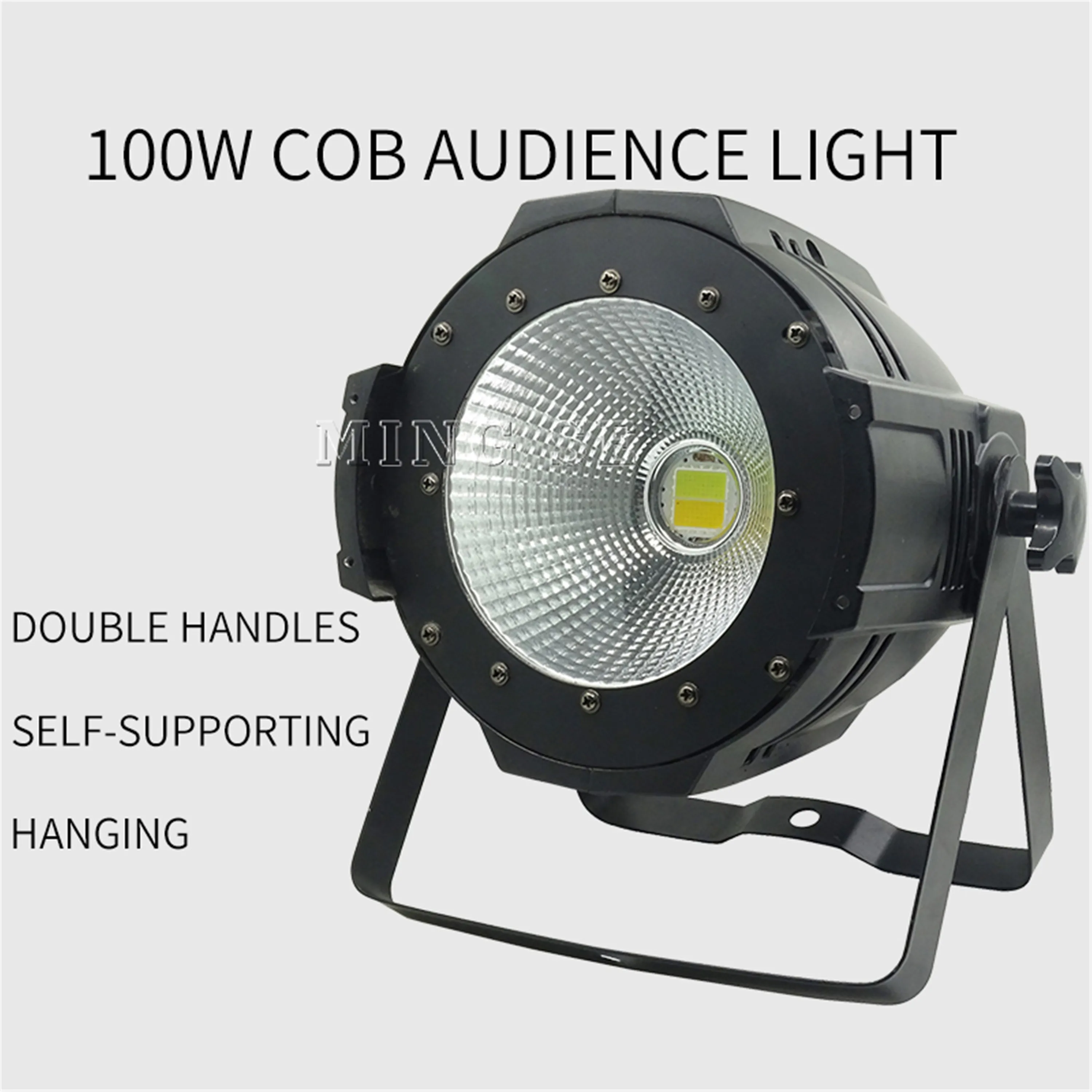 2 шт./лот 2018 светодиодный Par COB 100 Вт с дверью сарая Высокая мощность алюминиевый