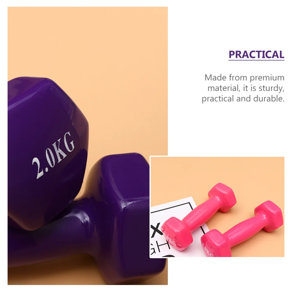 

4pcs Practical Gym Dumbbells Fitness Equipment 1kg 2kg Dumbbells for Home Gym