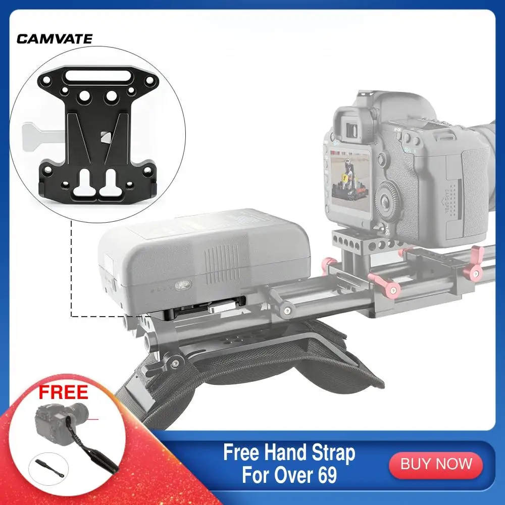Камера CAMVATE V Lock быстросъемная аккумуляторная Монтажная пластина для DSLR/Blackmagic URSA