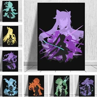 genshin impact posters decorative anime room decor game canvas painting wall art mural living room bedroom decoration painting