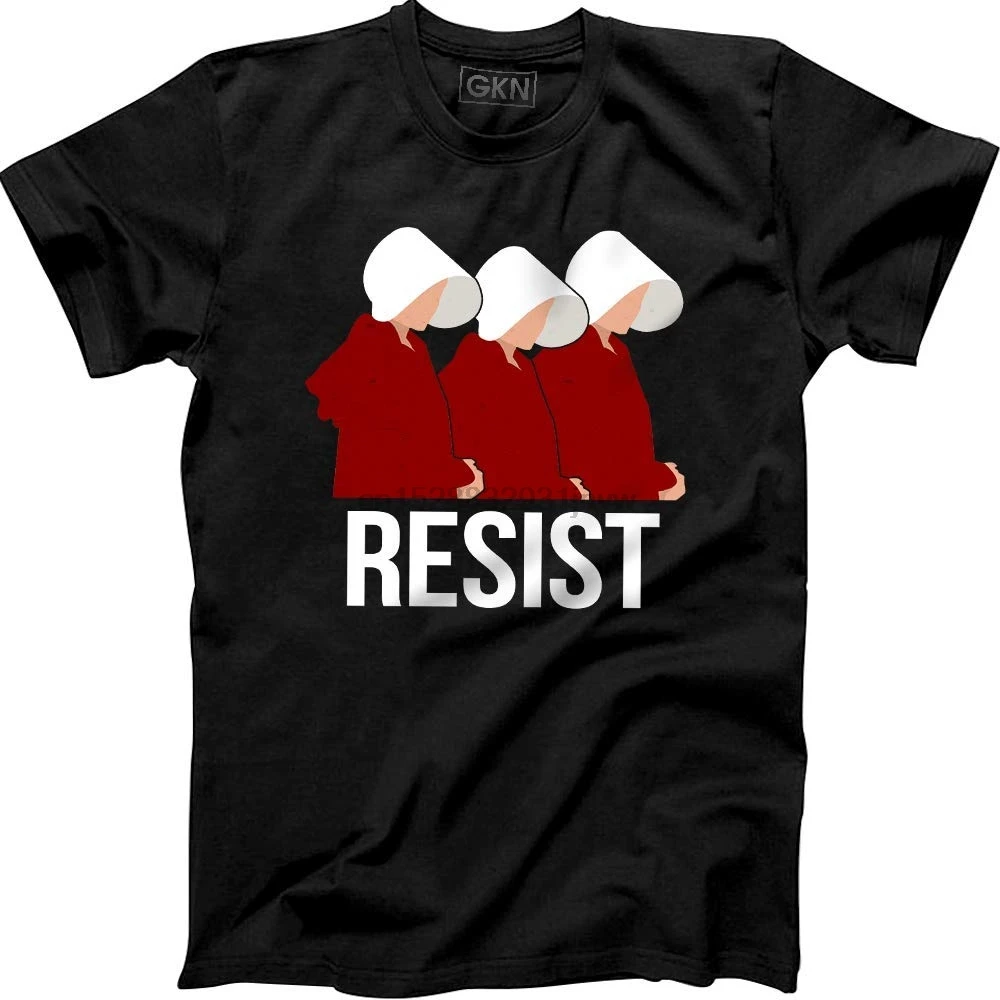 

GKNation Movies TV Resist T-Shirt Feminist The Handmaids Tale