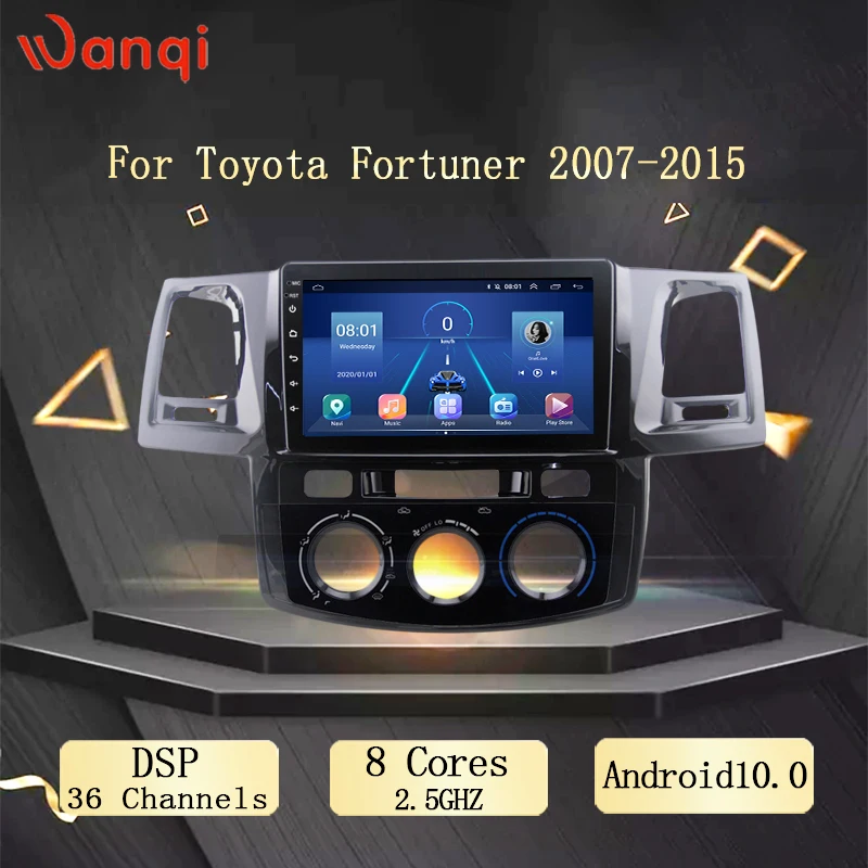 9 дюймов Wanqi 10 0 GPS навигации для Тойота Королла 2007 2015 Hulix автомобильный
