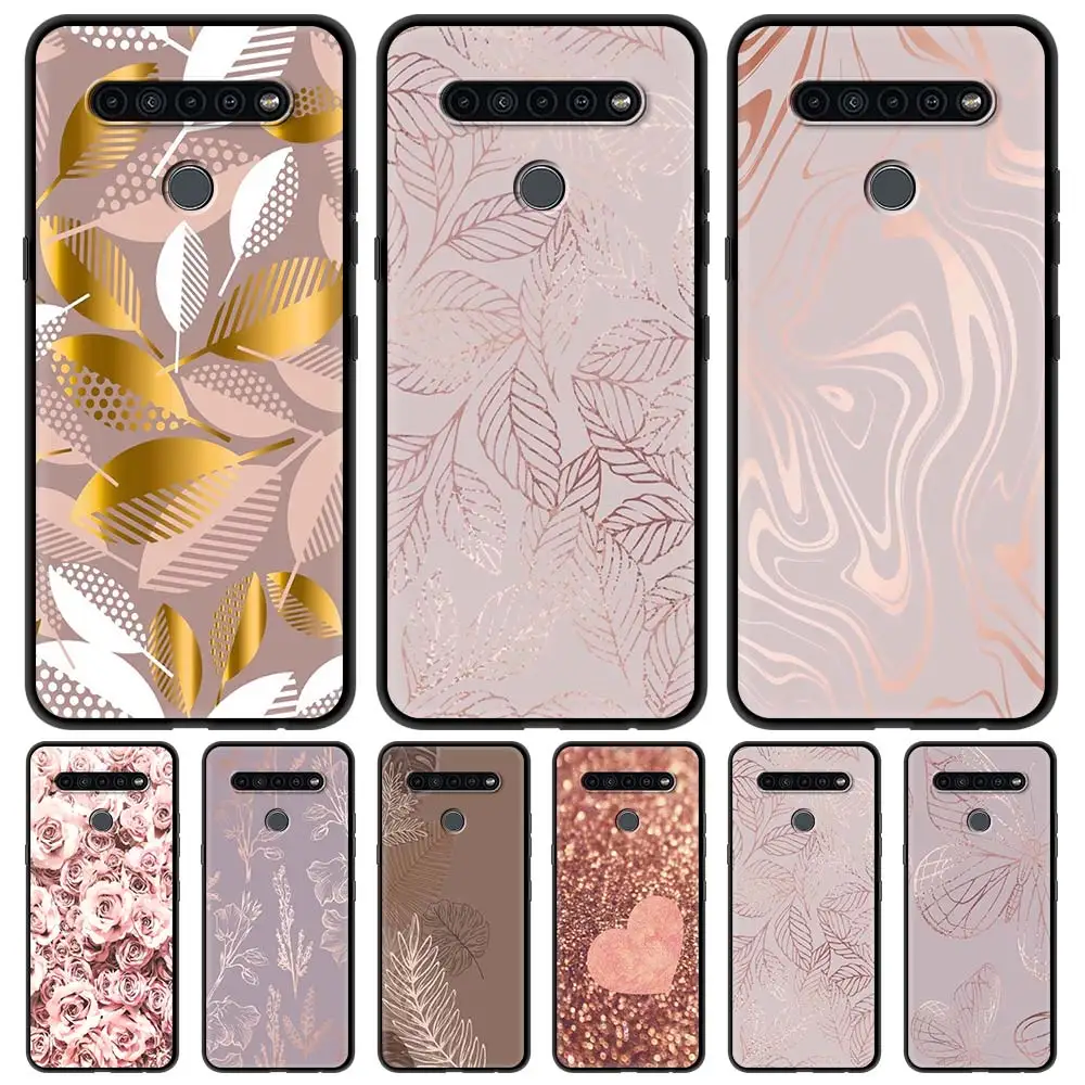 Яркий чехол розового цвета для LG K41S K61 K50 G6 K50S K40S K40 G7 K71 K52 K42 Oppo A9 2020 A52 A53 мягкий