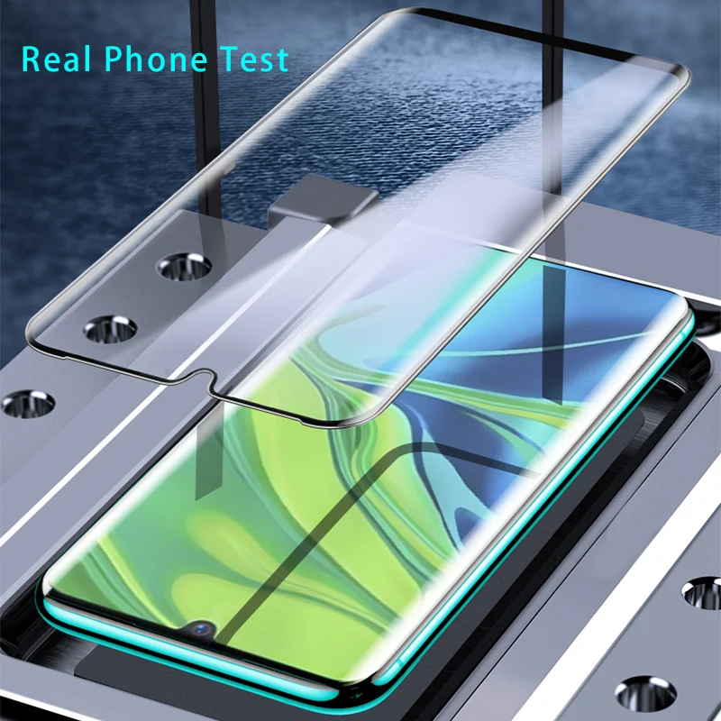 Изогнутое защитное стекло с полным покрытием для Mi CC9 Pro Note 10 Ultra Защита экрана Xiaomi