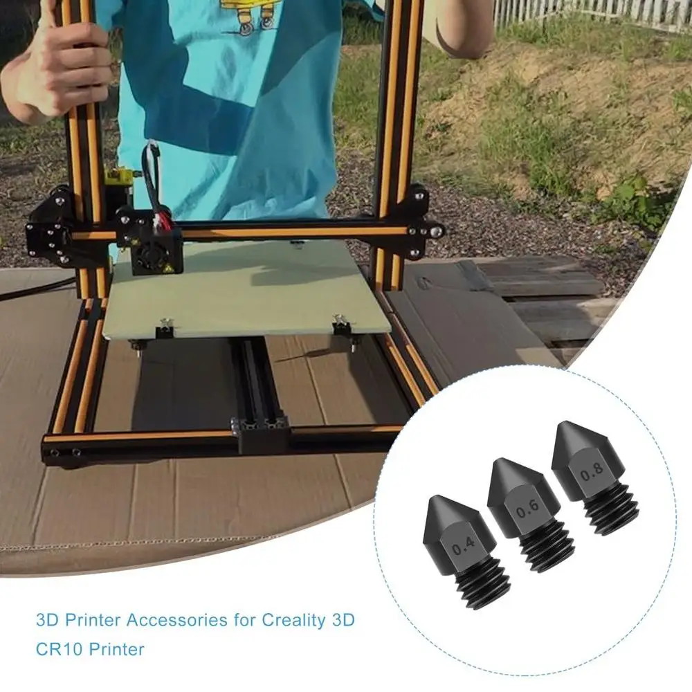 Насадка из закаленной стали для Creality CR-10/Ender3 Anet/Makerbot 3d Принтер часть высокая