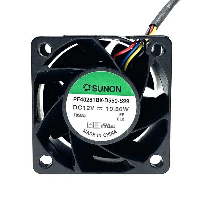 Новый 40 мм 4 см высокоскоростной CFM чехол вентилятор охлаждения PF40281BX-D550-S99 для Sunon