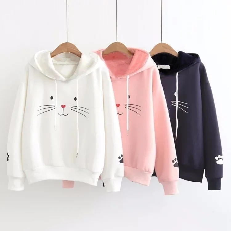 

2021 Brushed Hoody Female Student Early Autumn Korean Style Loose