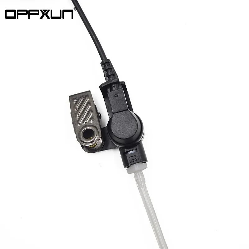 

OPPXUN 2-pin dual PTT air tube headset for Motorola portable CB radio EP450 EP350 GP300 GP2000 walkie talkie CP040 CP180 headset