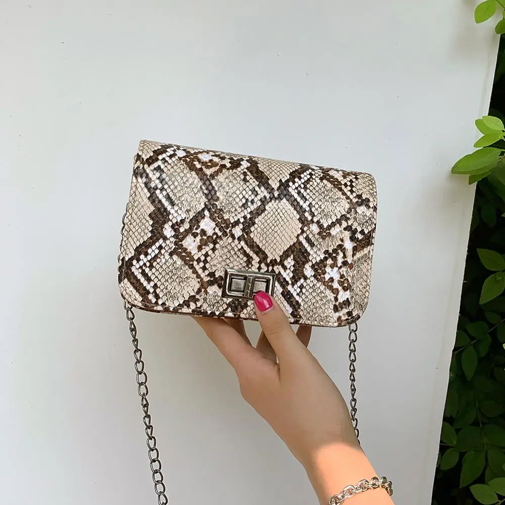 Женская сумка на плечо со змеиным принтом роскошные сумки для женщин