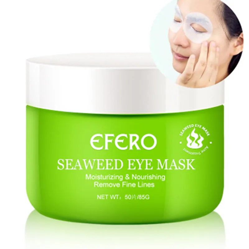 

50pcs Eye Patches Mask Hyaluronic Seaweed Moisturizing Dark Circles Eye Bags Remove Anti Wrinkle Aging Eye Skin Care