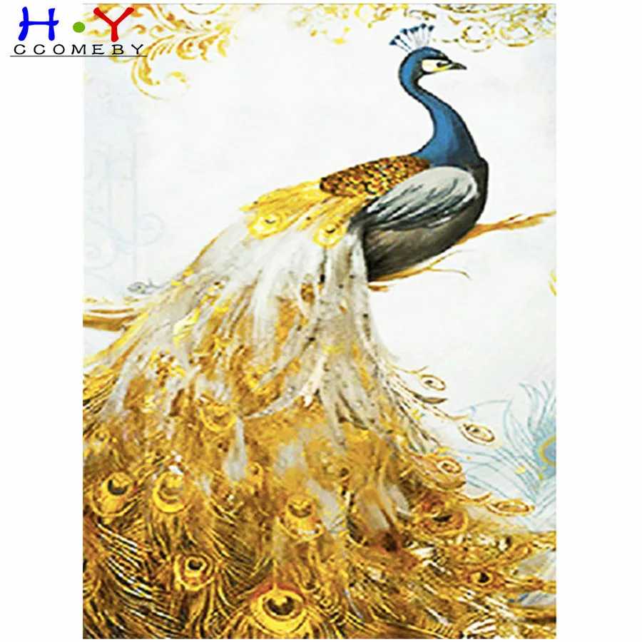 

Diamond Painting Full Square animal Peacock Cross Stitch Diamond Embroidery Animals Picture Of Rhinestones Home Decoration
