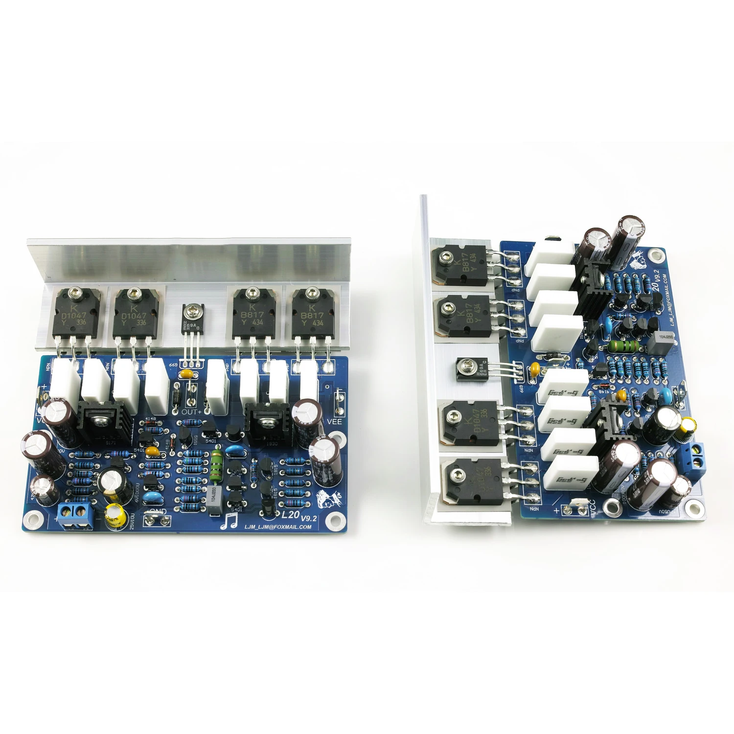 Placa de Amplificador de Potência Dois Canais Duas Placas 200w8r V9.2 Ljm-l20