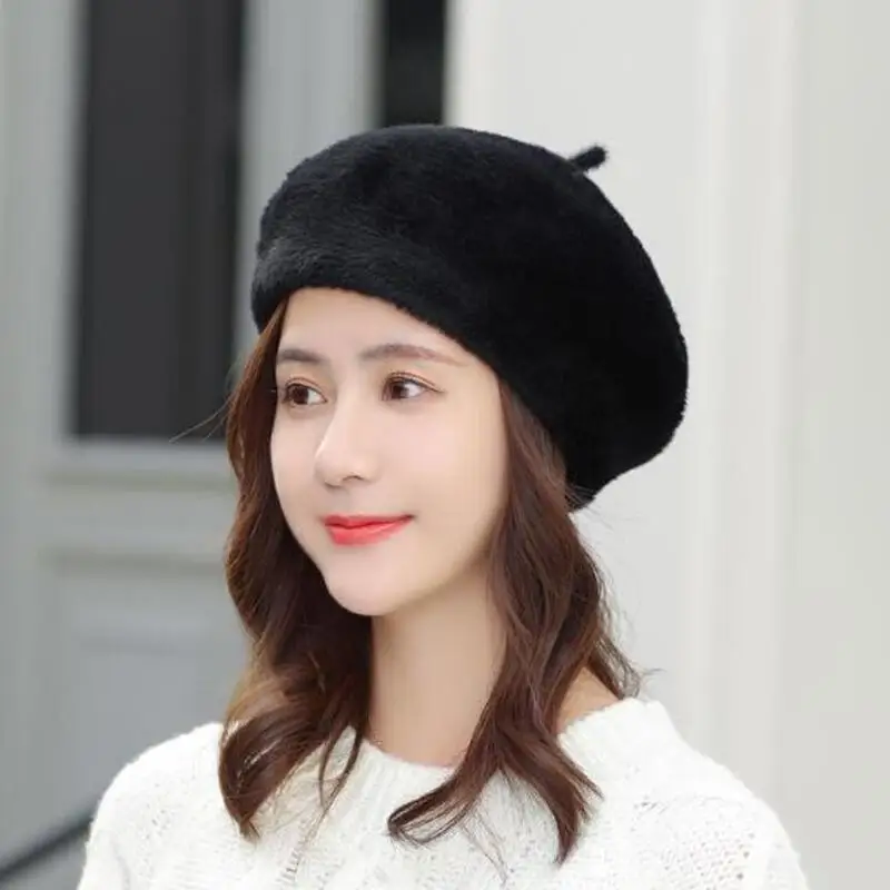 SUOGRY Элегантный женский теплый шерстяной классический бархатный Французский