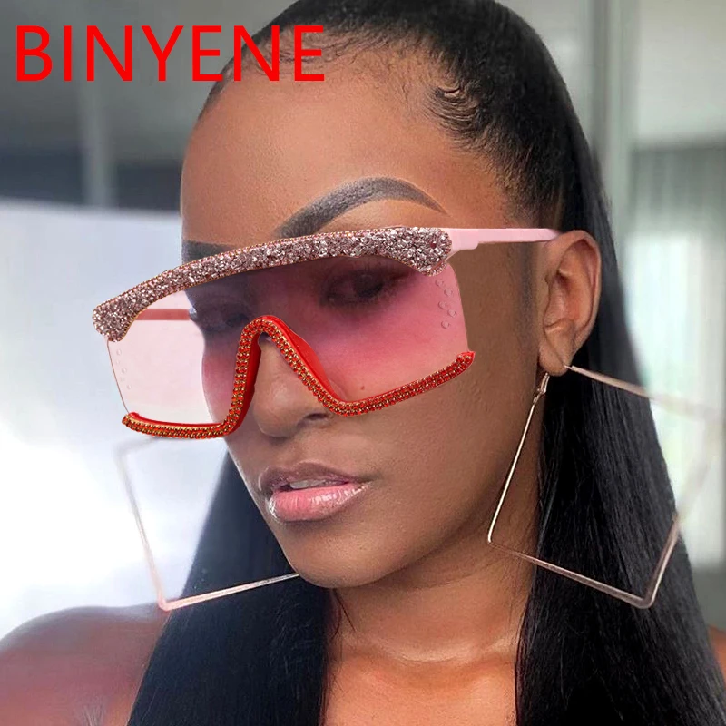 Розовые солнцезащитные очки с квадратными линзами Симпатичные пикантные