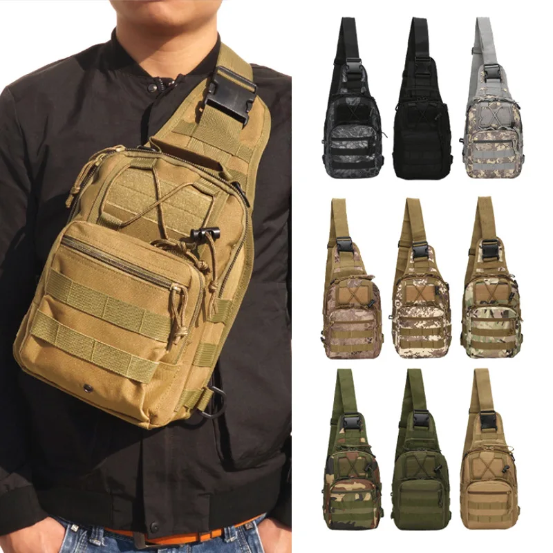 Goedkoop Militaire Tactische Rugzak Camouflage Molle Schoudertas Wandelen Camping Klimmen Dagrugzak 600D Rugzak Jacht Outdoor