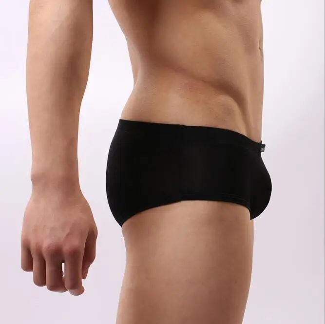 Мужские сексуальные крутые тонкие прозрачные трусы коккон с заниженной талией