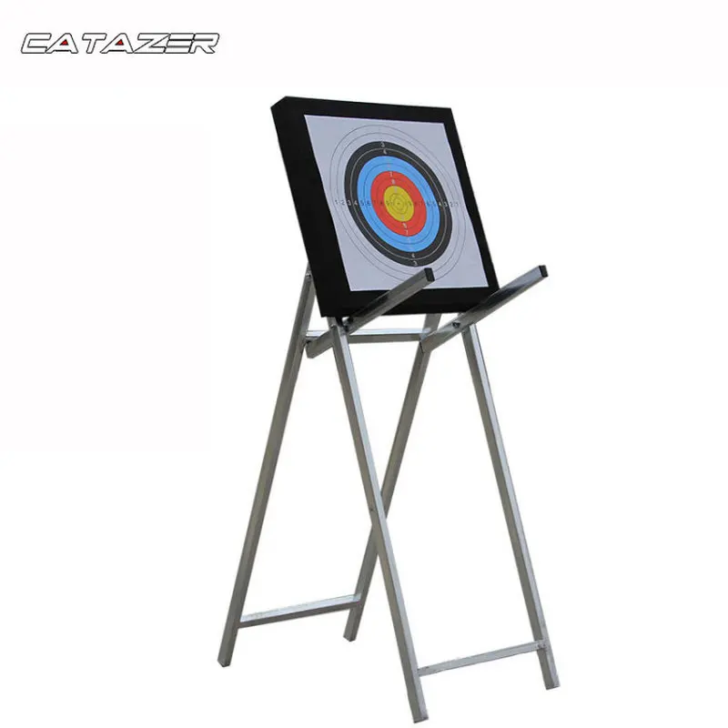 

Bow and ArrowArchery Target Stand Shooting Target Shelf Foldable Aiming Rack Easy Folding Target Stand 1pc