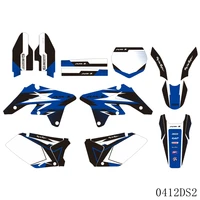 for suzuki rmz 250 rmz250 2007 2008 2009 full graphics decals stickers motorcycle background custom number name